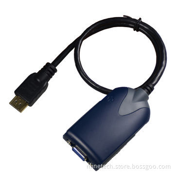 HDMI to VGA Converter, Plug-and-play Support, Resolution up to 720p/1,080p